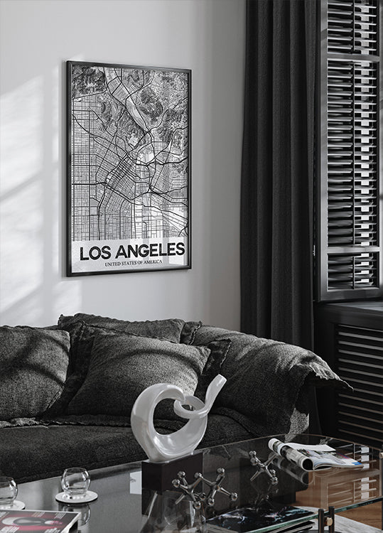 Los Angeles White Plakat