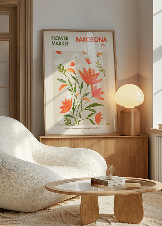 Barcelona Blooms Affiche