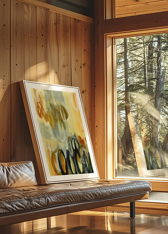 Abstrakts ar ovāliem un zeltu (JAUNS)