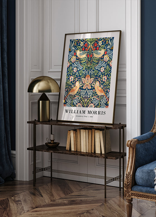 William Morris, Hoțul de căpșuni, 1883, poster artistic
