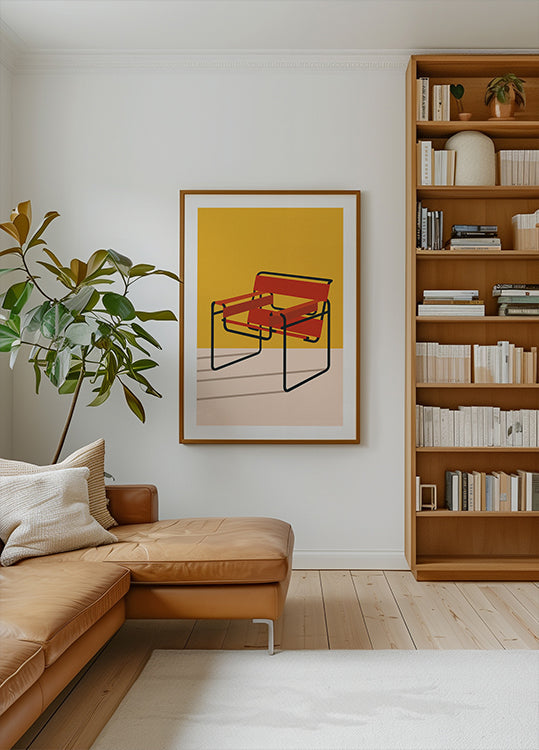 Wassily szék Marcel Breuer plakát