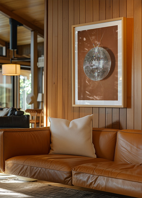 Orange Disco Ball (NEW)