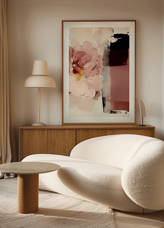 Blossom Abstraktioun Poster