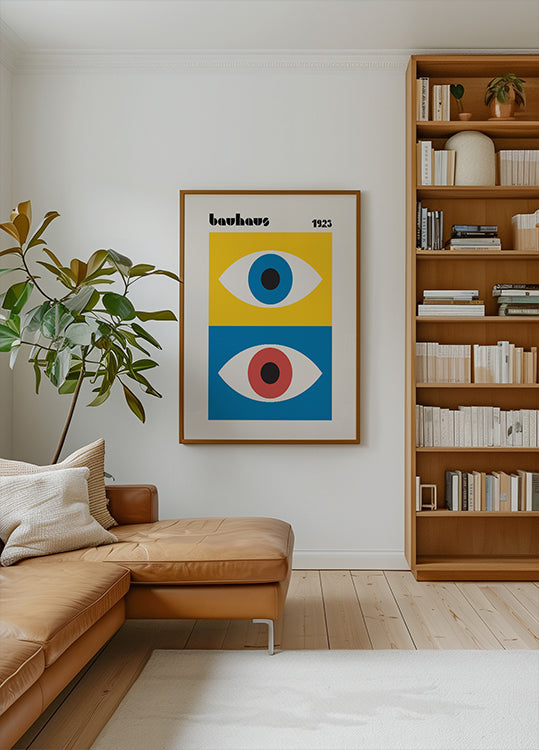 Bauhaus Eyes Abstrakt Poster