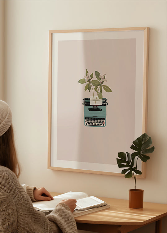 Botaanilise kirjutusmasina plakat