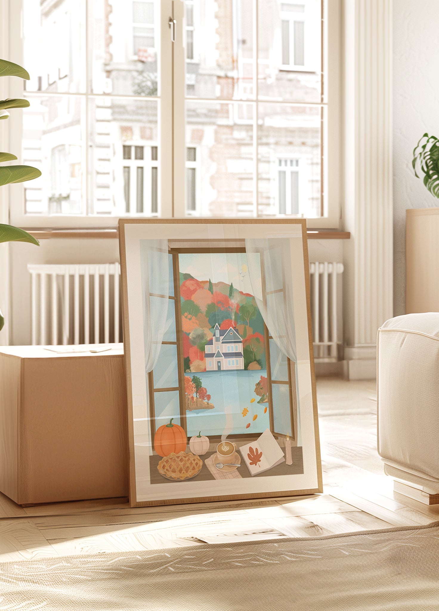 Hierscht Cottage Poster