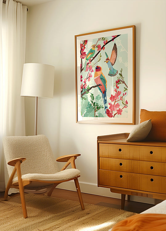 Plakatas Vasaros paukščiai