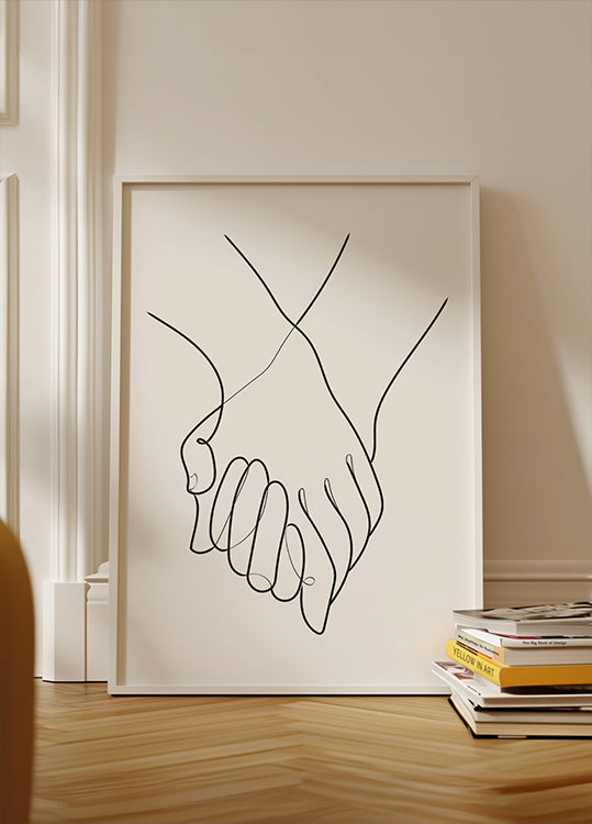 Holding Hänn Linnen Affiche