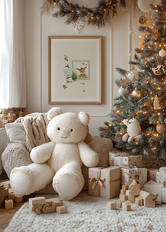 Christmas Postcard Memories Poster