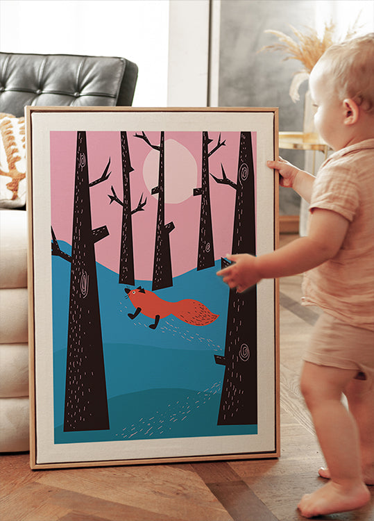 Ziemas lapsas plakāts