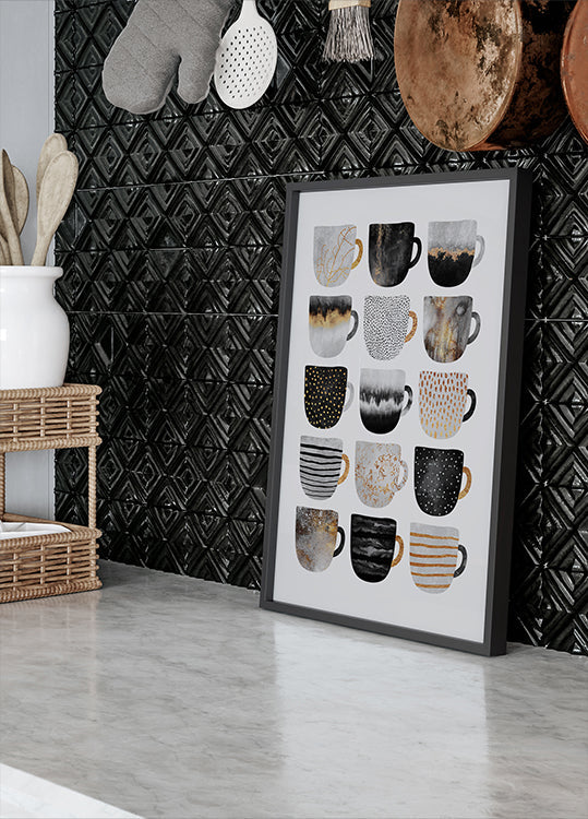 Schéin Kaffi Coupë Affiche