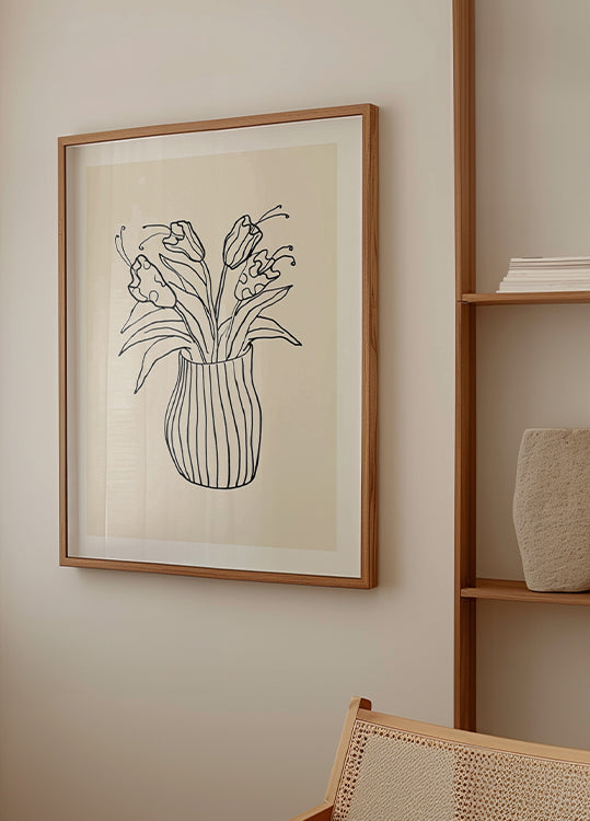 Vasen-Skizzen-Poster