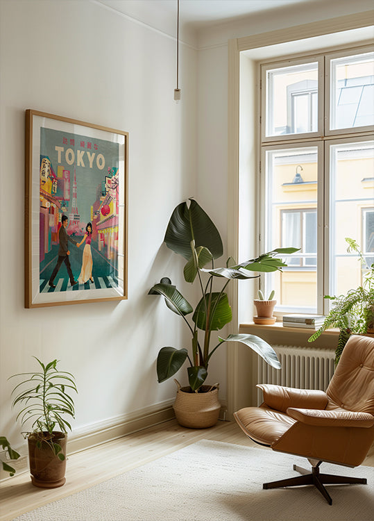 Tokio Japan Travel Art Plagát