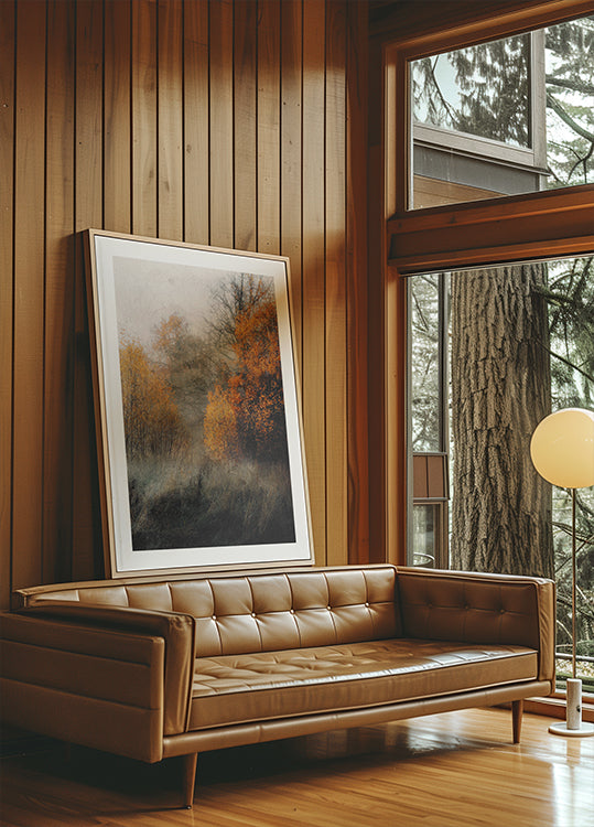 Rudens meža plakāts