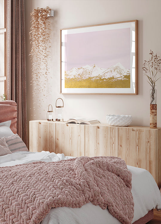 Zelta kalnu plakāts