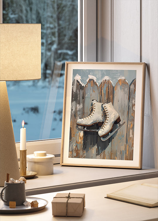 Schlittschuhe am Zaun (JAUNS)