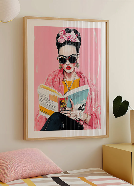 Frida lugemisraamatu plakat