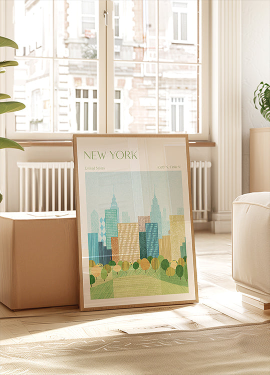 New York, Central Park plakát