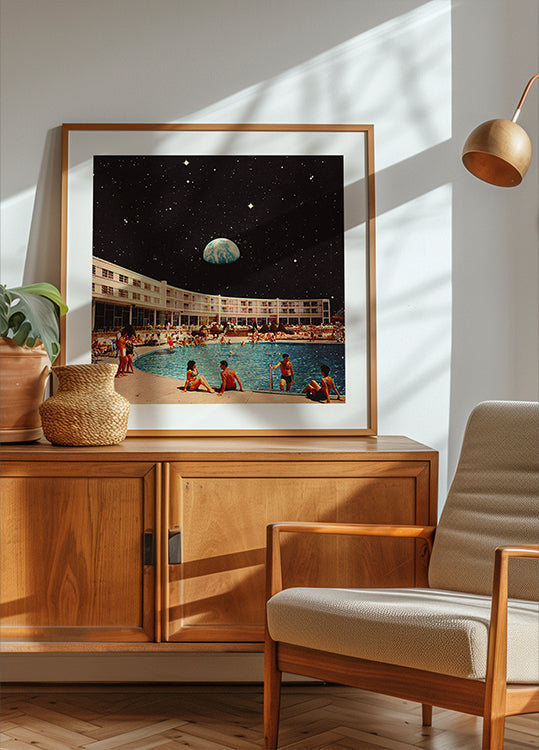 Lunar Pool Affiche