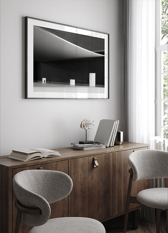 Baltas durvis Plakāts