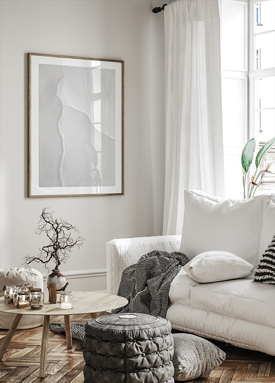 Ziemas ainavas plakāts