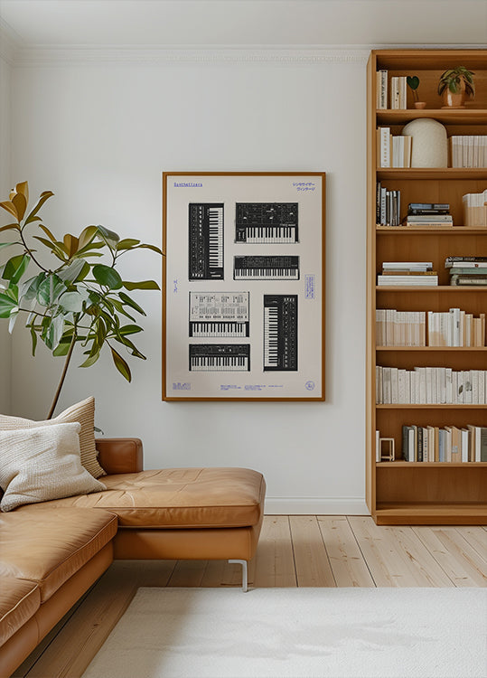 Plagát syntetizátorov