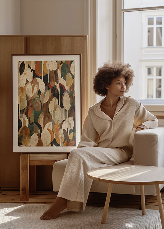 Mosaik Bësch Vibrance Affiche