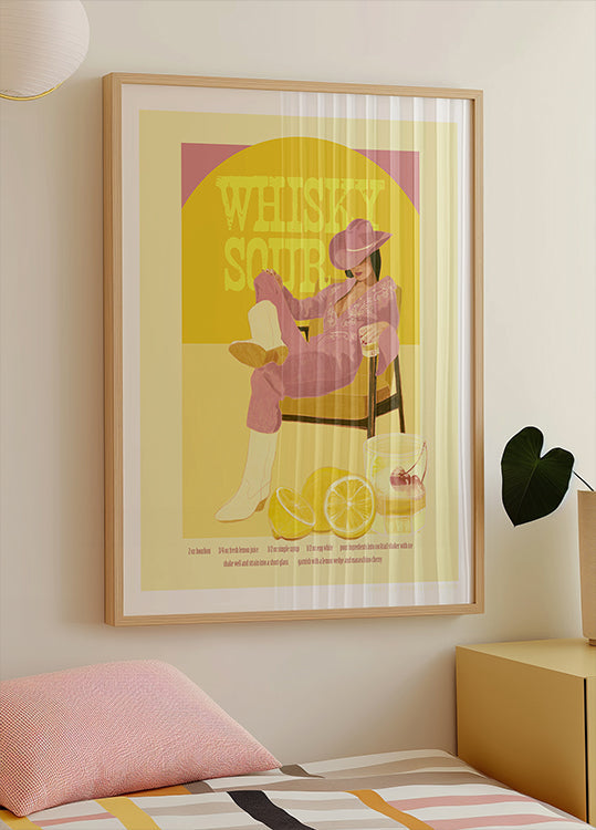 Jlr Whiskysour Pink Copy Poster