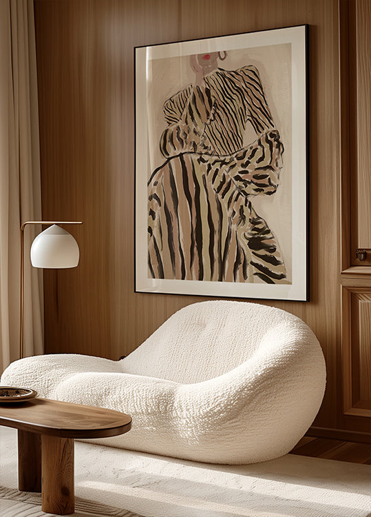 Poster Zebra Elegance