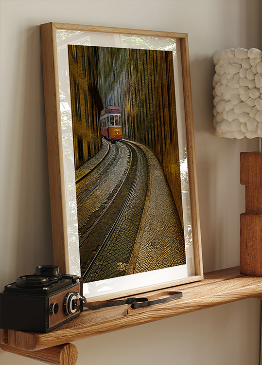 Dzelzceļš ar tramvaju Plakāts