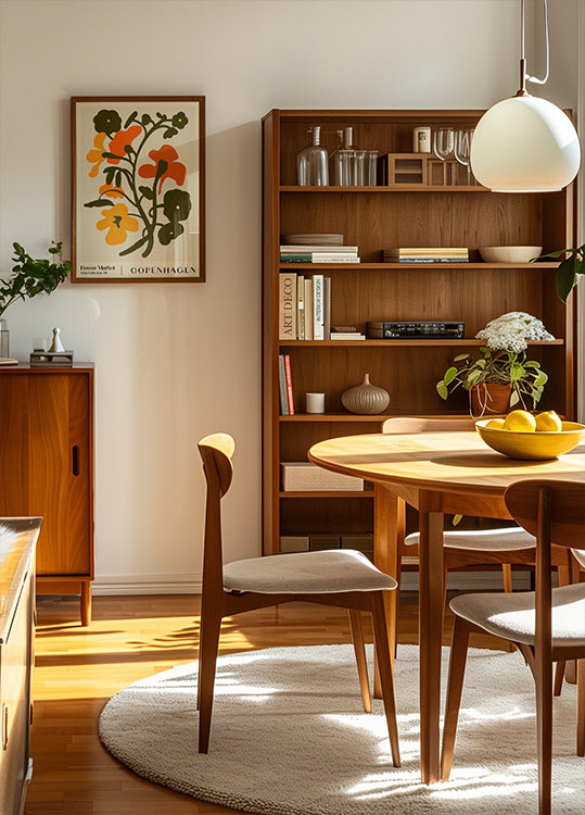 Virágpiac. Koppenhága plakát