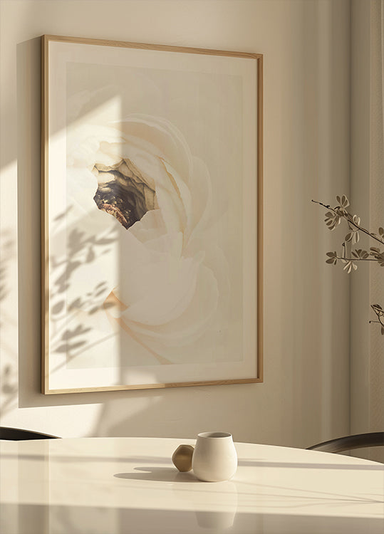 White Blummen No.1 Affiche