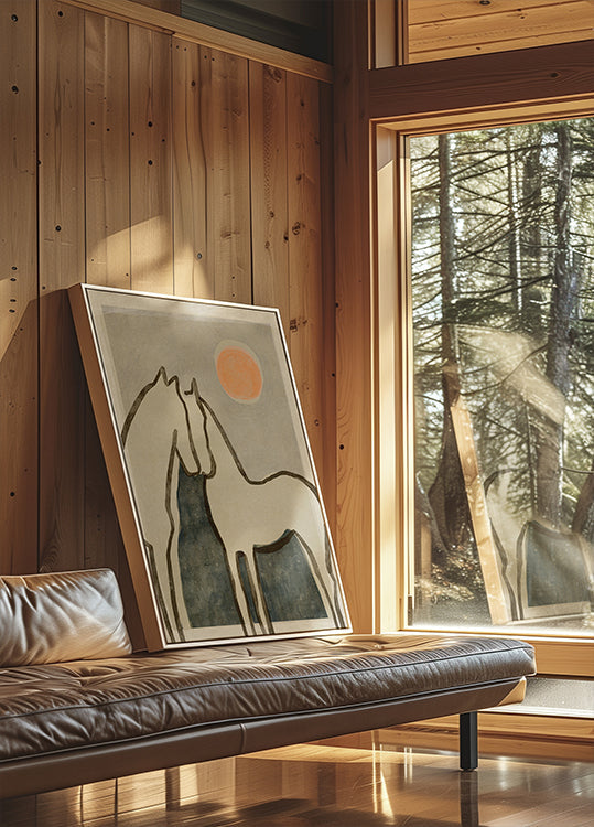 Plakatas „Equine Embrace“.