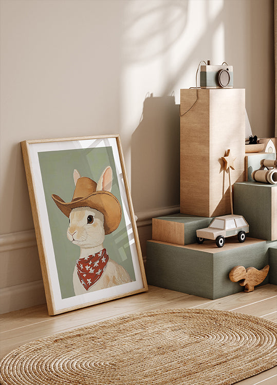 Kauboi jänese plakat