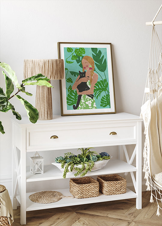 Katzenliebhaber-Poster