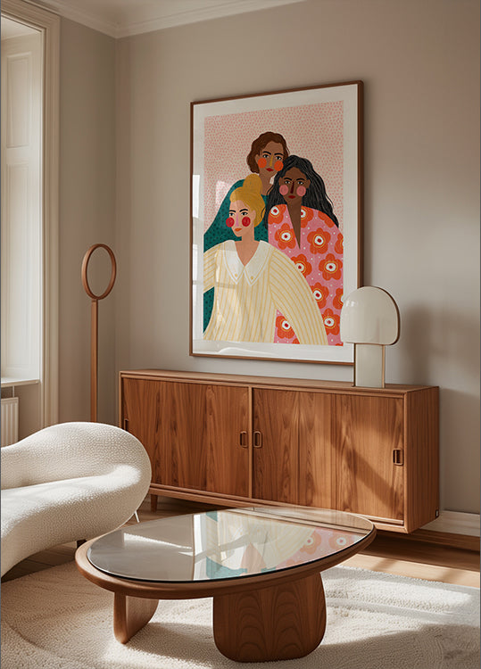 Lány barátok poszter