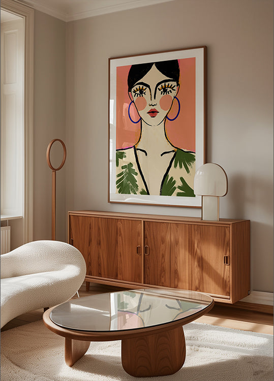 Odvážny plagát elegancie