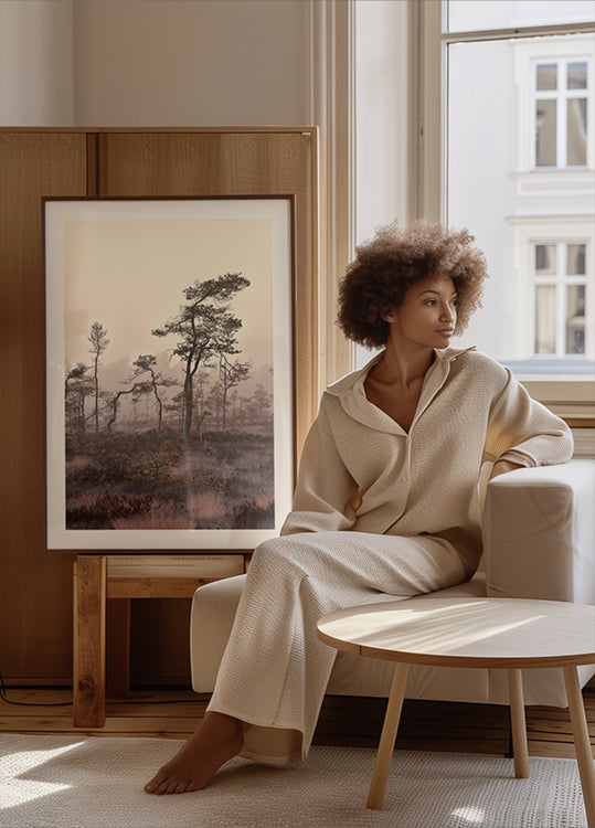 Sculptural trees Poster