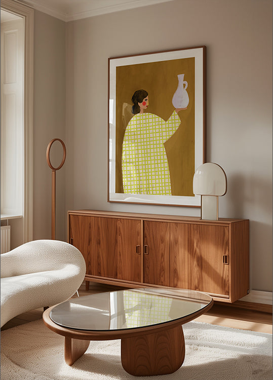 Poster Femeia cu vază