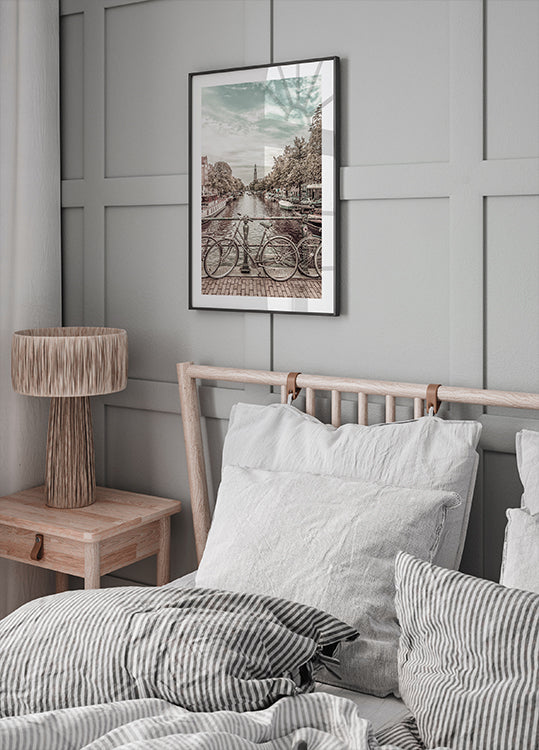 Tüüpiline Amsterdam | linna vintage stiilis plakat