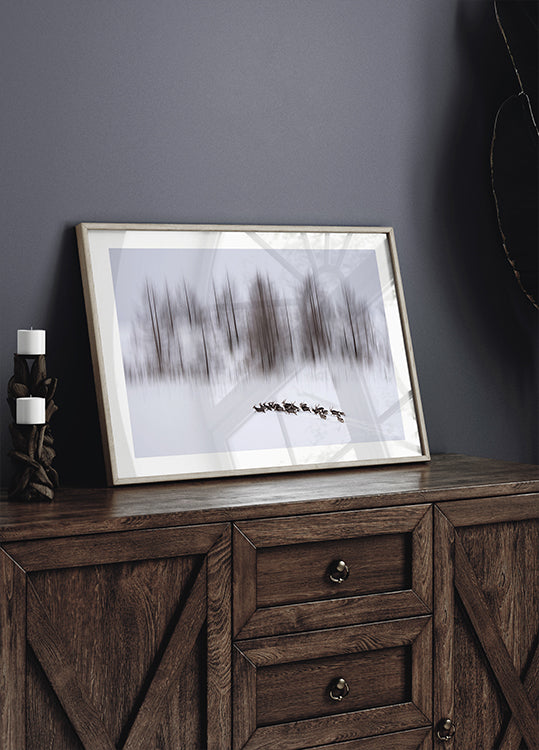 Ziema Hokaido plakāts