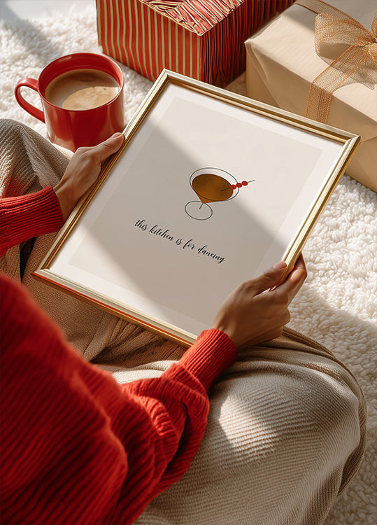 Ziemassvētku virtuves plakāts