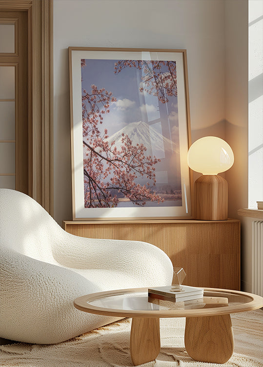 Mt.Fuji an der Kiischtebléien Affiche