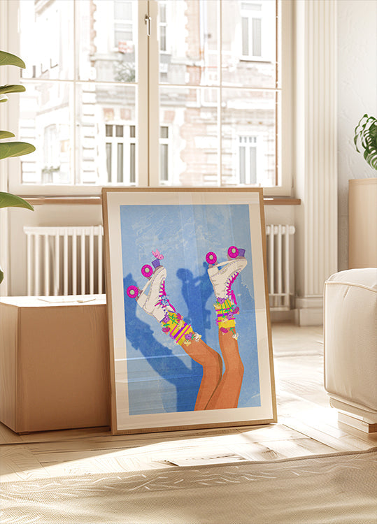 Korcsolyázni, mint egy lány plakát