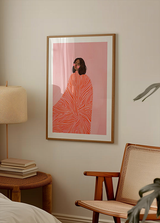 The Woman With the Swirls Plakat