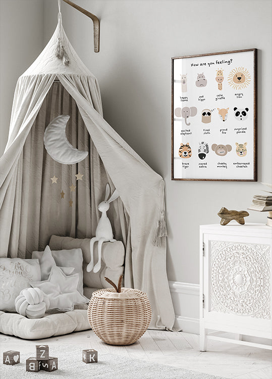 Kanner berouegend Meditatioun Emotiounen drécken 1 Poster