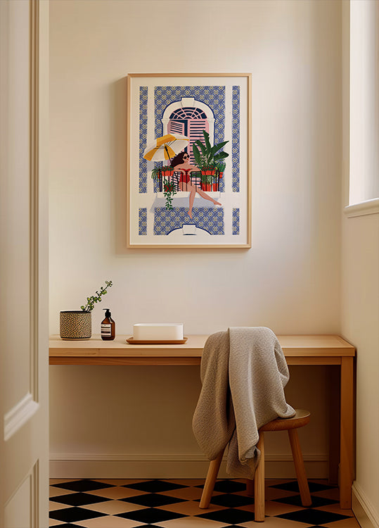 Balcony Serenity Plakat