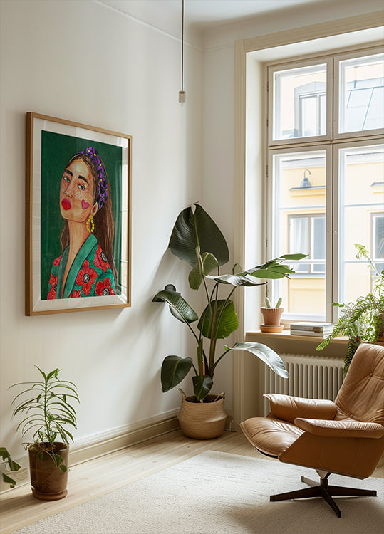 Juuksepaelaga tüdruk