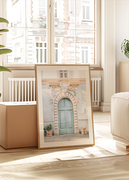 Mėlyni Romos tonai – Italija kelionių fotografija Plakatas