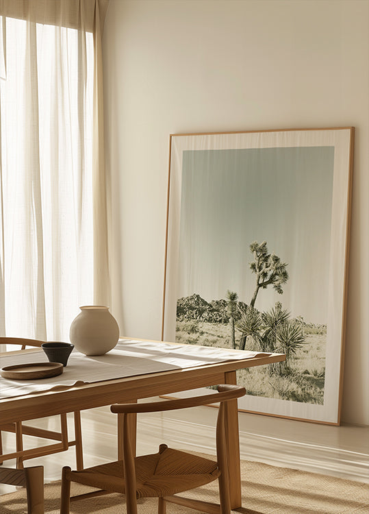 Džošua koka nacionālā parka senlaicīgs iespaidu plakāts